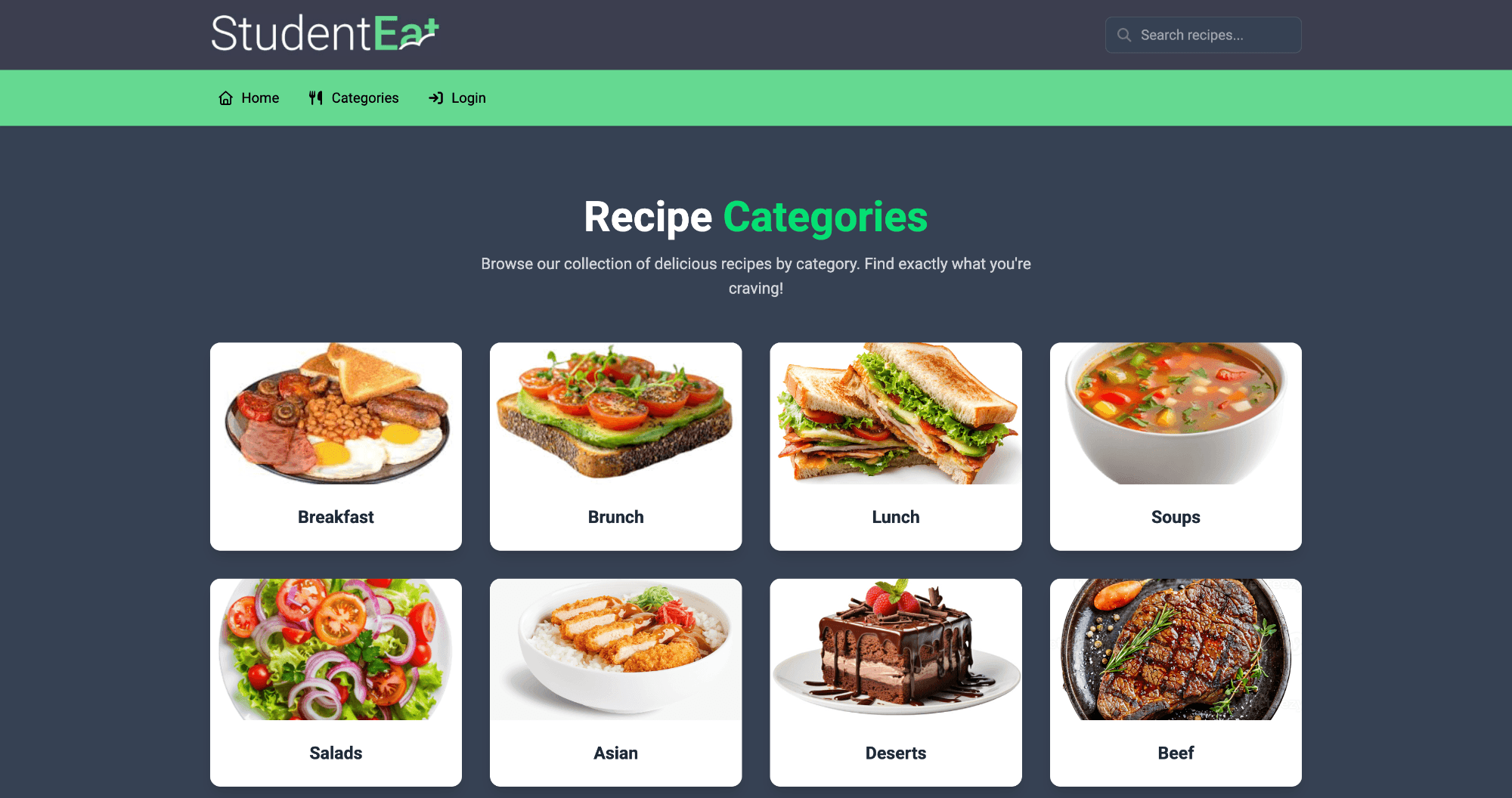 Recipe Page